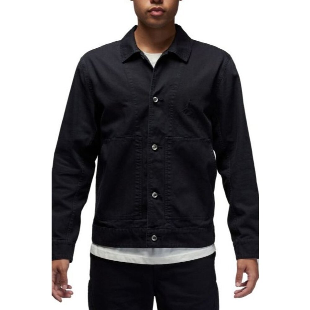 New! Jordan Essentials Chicago Men's Medium Jacket FN4527-010 Black | MSRP $130